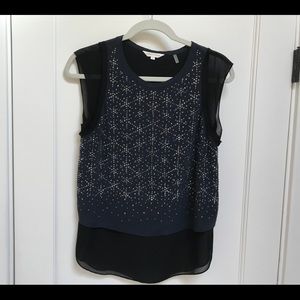 Rebecca Taylor Sequin Top